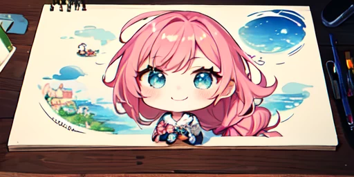 絵中絵のちびキャラ