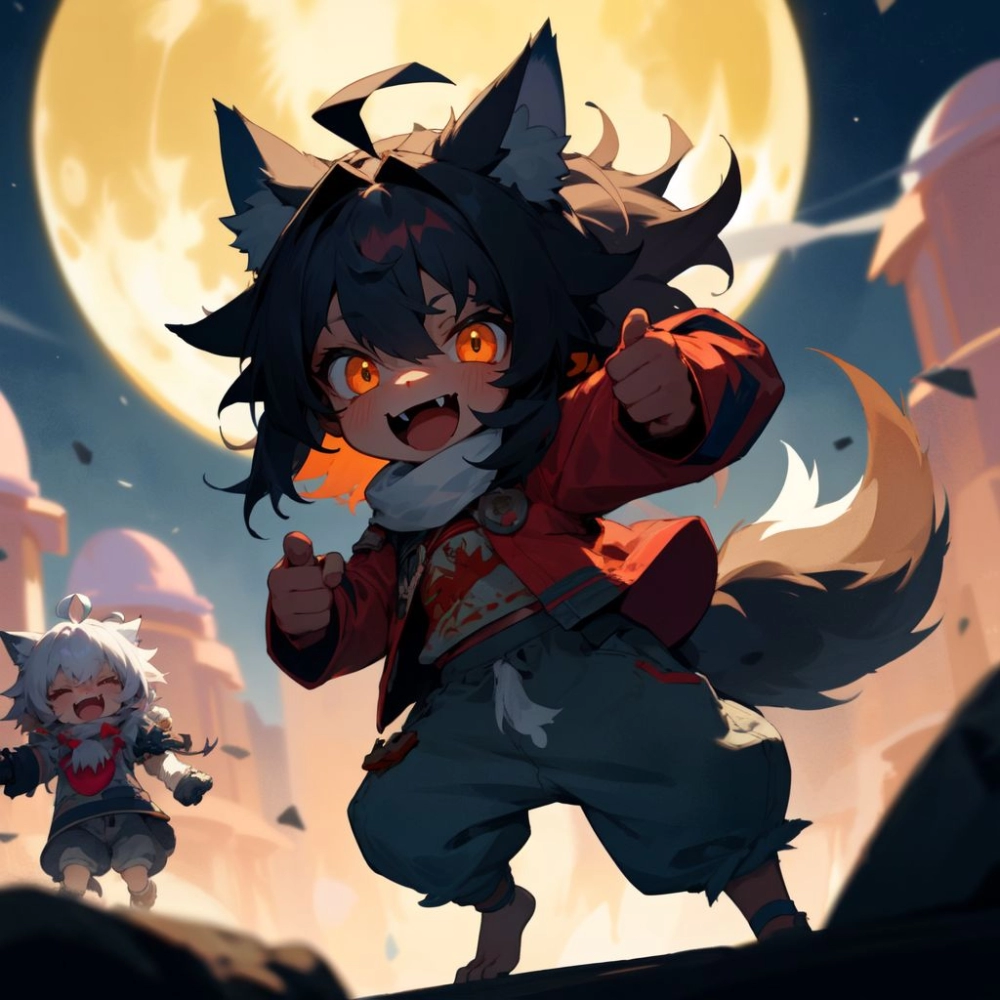 おおかみ女だぞー