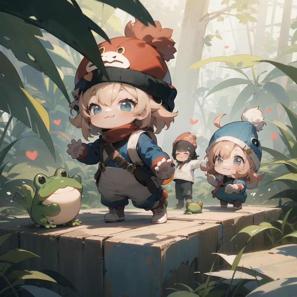 やあカエルさん