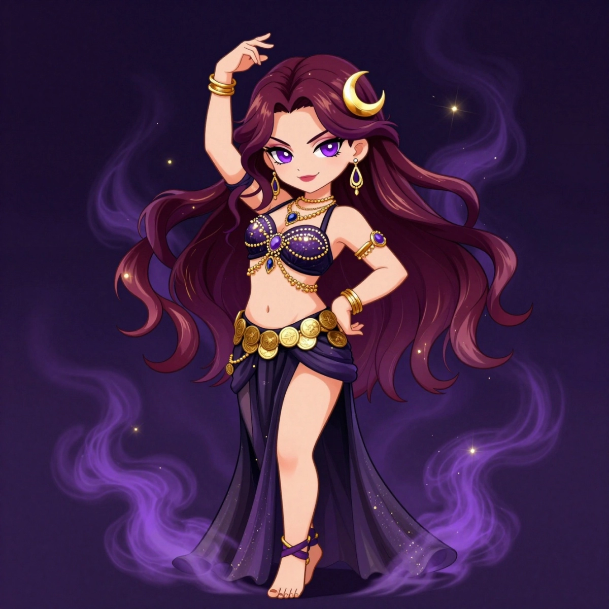 月夜に誘う妖艶な踊り子